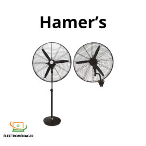 VENTILADOR INDUSTRIAL HAMERS PALA PLASTICA  2 EN 1 30 PUL 180W